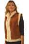 Sheared Beaver Reversible Vest